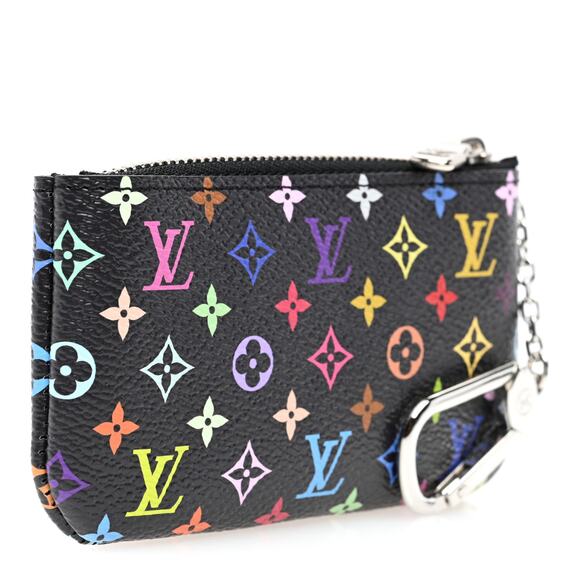 Louis Vuitton Murakami Key Pouch LV X TM Multicolor Black Cles Pochette 2025 - Picture 5 of 12